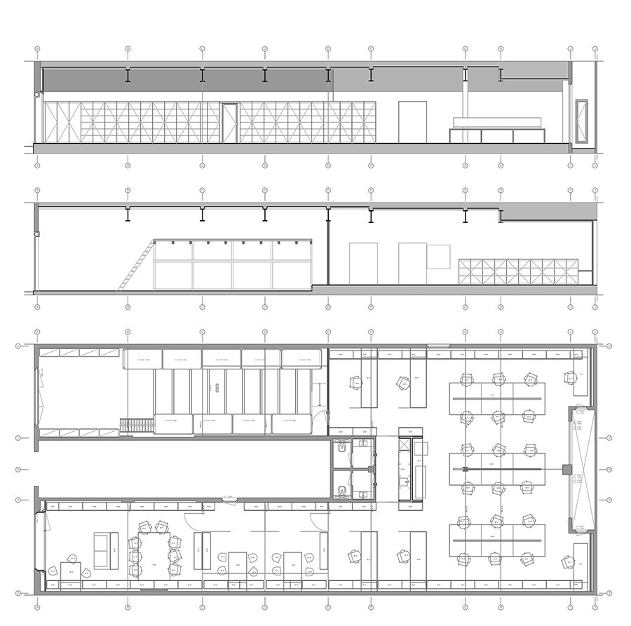 GB arquitectos oficinas Anoche